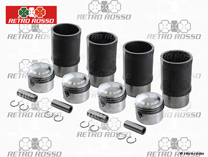 Jeu (4) chemises et pistons 1800cc 75 Turbo 80mm