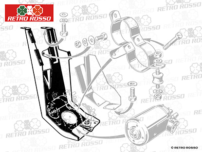 Panneau de montage pompes essence elec. Alfa Montreal