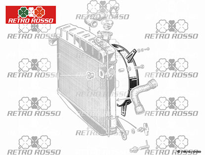 Huisserie pour ventilateur Alfa Romeo 105 / 115
