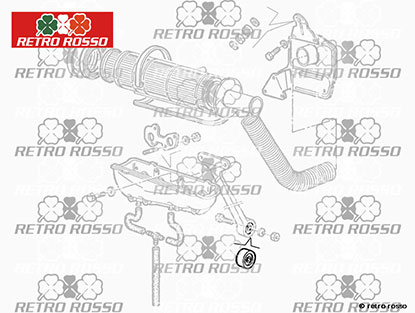 Douille pour carburateur / silenbloc tirant 18mm