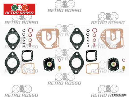 Kit réparation carburateur Solex 40 ADDHE 32 (2 carb.)