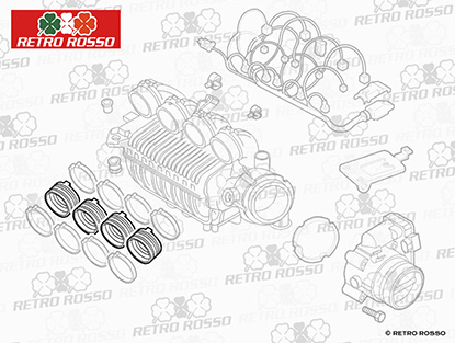 Pipe admission TS 16V 166 / 155 / Spider / GTV / GT