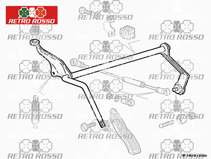 Ensemble leviers standard 105 / 1. Serie