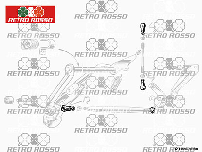 Rotule pour tringlerie accélérateur 750 / 101 / 105 / 115