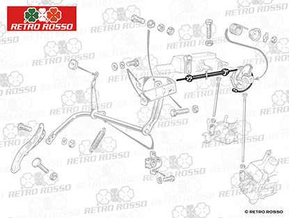 Cable accélérateur Spica Spider + GT Bertone USA