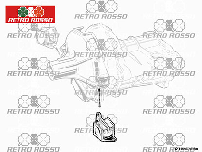 Suspension boîte de vit. gauche GTV6 / 75 V6 + Turbo