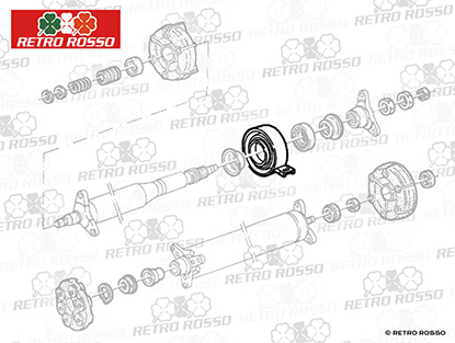 Palier intermédiaire transmission GTV6 + 75 V6 + 75 TB