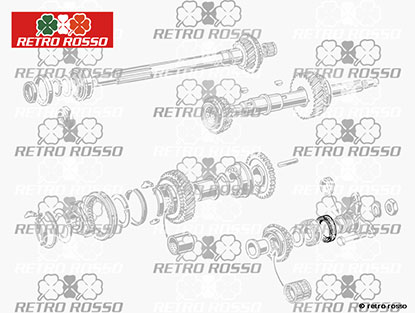 Joint spi transmission arrière SKF/Corteco 101 / 105 / 106