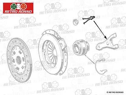 Ressort pour levier déclenchement 105 / 115