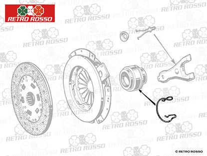 Clip ressort pour butée embrayage 1300 - 2000 105