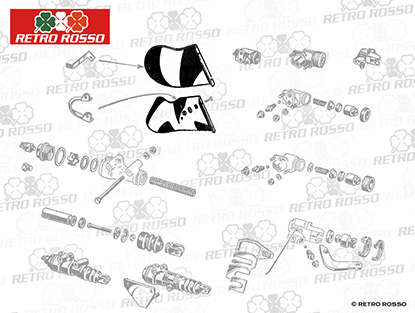 Tôle de protection maitre cylindre / échappement 750 / 101