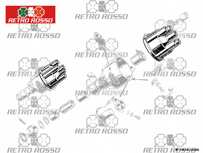 Tête allumeur 1300 - 2000cc 1. série  Version Bosch
