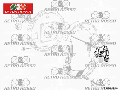 Kit engrenage de frein à main Alfa Romeo 105 / 115