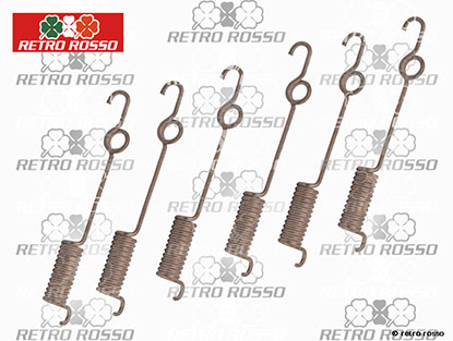 Jeu (6) ressorts frein roues avant 3 mâchoires 750 / 101