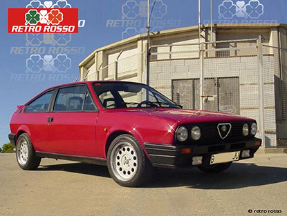 Jante aluminium A1 7x15 25 4x98 Alfetta + GL + 75 (TÜV)