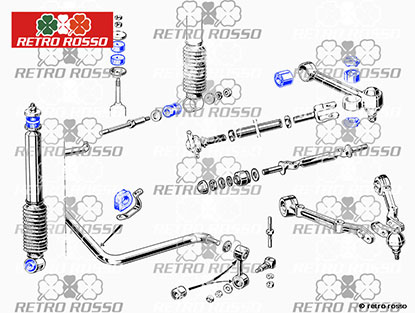 Kit complet châssis SuperPro 1300 - 2000 105/115 2.S.