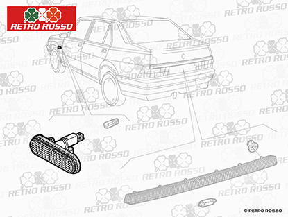Clignotant latéral Alfa 75, 33, Spider 90-93