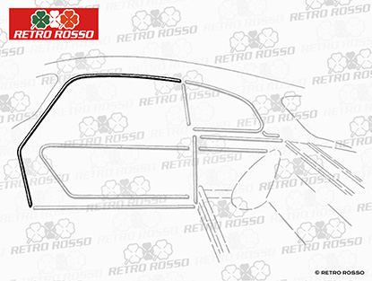 Jeu joints de porte supérieurs Giulietta Sprint Veloce 54-62