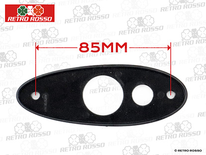 Rétroviseur rond extérieur universel chromé