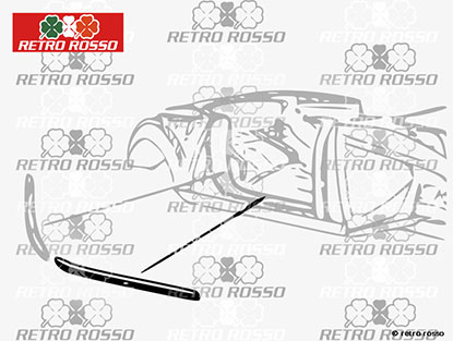 Jeu (2) lames int. seuil de porte en bas 750 / 101 Spider