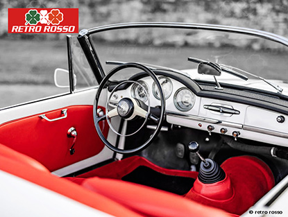 Jeu de moquettes rouge 750 / 101 Giulietta Spider