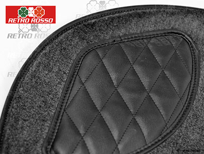 Moquettes noir deluxe Velours Berlina ped. plancher