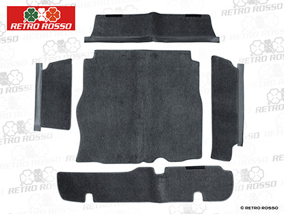 Moquette coffre velours Deluxe anthracite Montreal