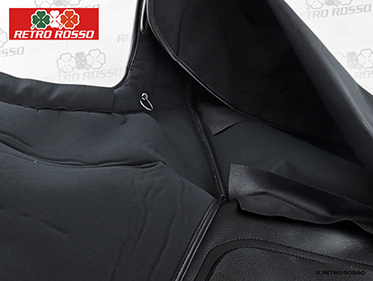 Capote Alfa Spider 1966 - 70 (Coton Pininfarina) noir