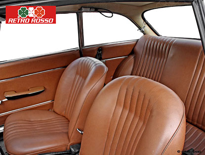 Coiffe siège avant skai marron 1300 - 1600 GT Junior