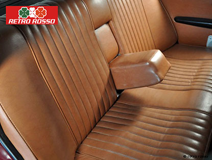 Coiffe siège arrière Giulia Super 65-72 skai marron