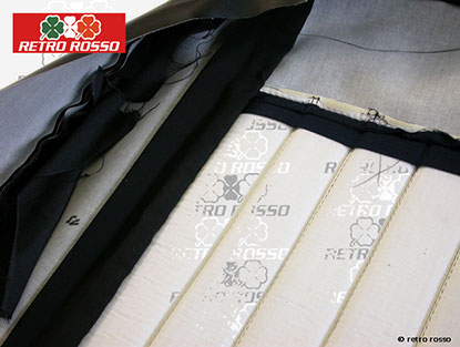 Coiffe de siège noir skai 750 / 101 Spider (1 siège)