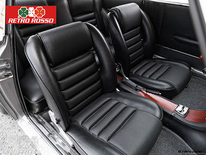 Coiffe siège complet skai noir GTV 1750 1.S.