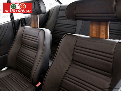 Coiffes siège complet 2000 GTV cuir perforé espresso