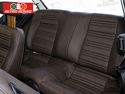 Coiffes siège complet 2000 GTV cuir perforé espresso