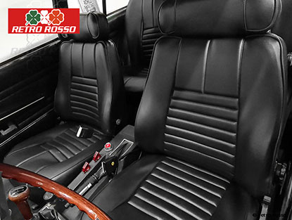Coiffe siège skai noir Alfetta GT / GTV 1974 - 80