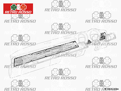 Habillage bois tableau de bord 1300 - 1750 GT RHD