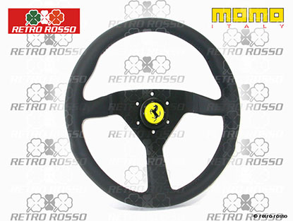 Volant en cuir  noir  MOMO Montecarlo 340mm Ferrari
