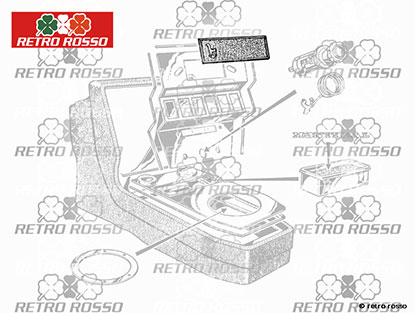 Cache auto radio Alfa Romeo Montreal