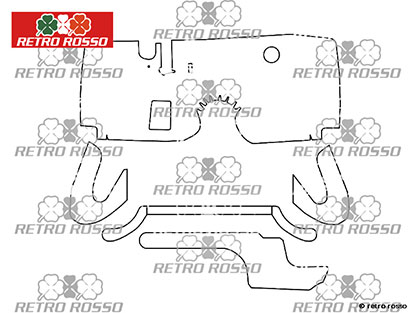 Natte isolation originale sous tableau 750 / 101 Sprint