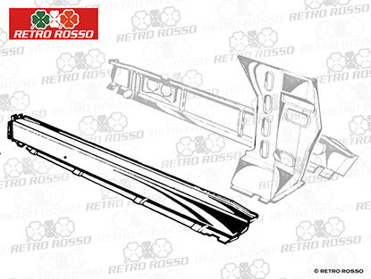 Bas de caisse interieur Spider 66 - 93 gauche