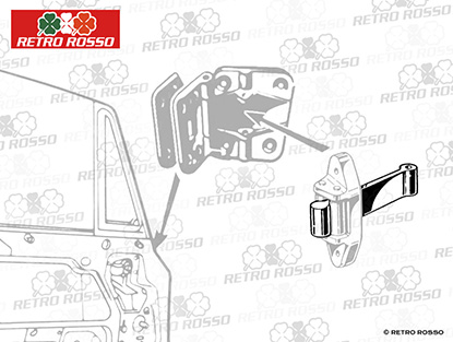 Blocage de porte Bertone GT 1. Serie