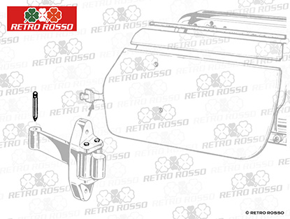 Boulon blocage de porte Bertone GT + Spider / Zagato