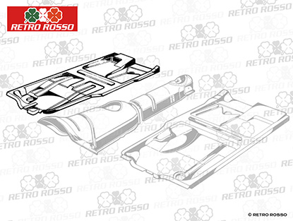 Plancher avant + arrière Spider 1300 - 2000 droit