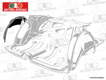 Passage de roue GTV Bertone droite