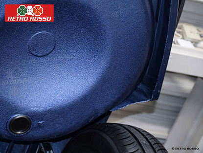 Tôle de réparation passage roue intérieur droit GT Bertone