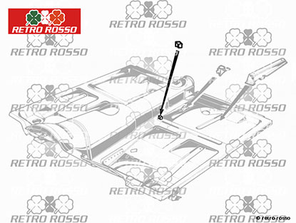 Support interieur avant pour fixation sièges Alfa Spider