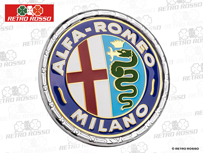 Emblème Alfa Romeo Milano (55mm) en plastique