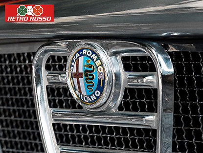 Emblème Alfa Romeo Milano (55mm) en plastique