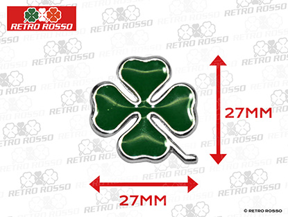 Alfa Romeo Emblème Quadrifoglo autocollant 27 x 27mm