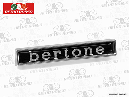 Emblème Bertone 90 x 14mm Lamborghini / Alfa Romeo
